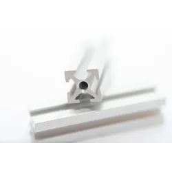 MakerBeam Aluminiumprofil, 10x10, klar eloxiert, silber - Länge: 600 mm - Stück: 1