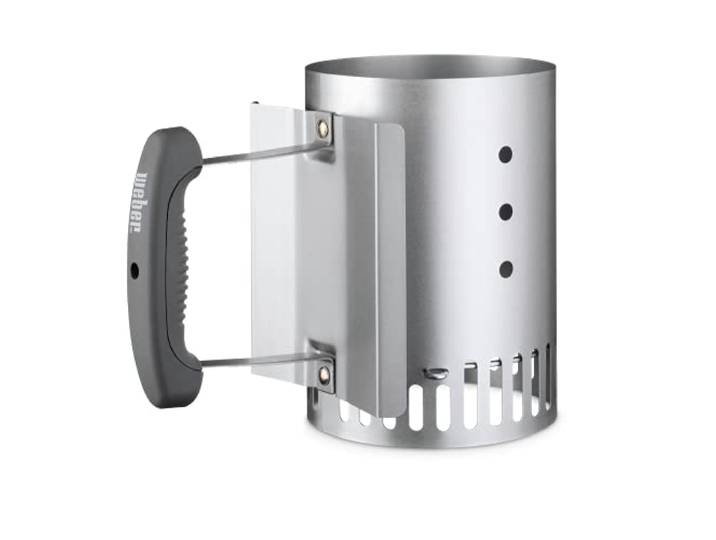 Weber Rapidfire‎ Barbecue Brikettenstarter 15 cm Aluminium Barbecue Brikettenstarter Houtskool Brander Weber Accessoire - Klein (7447)