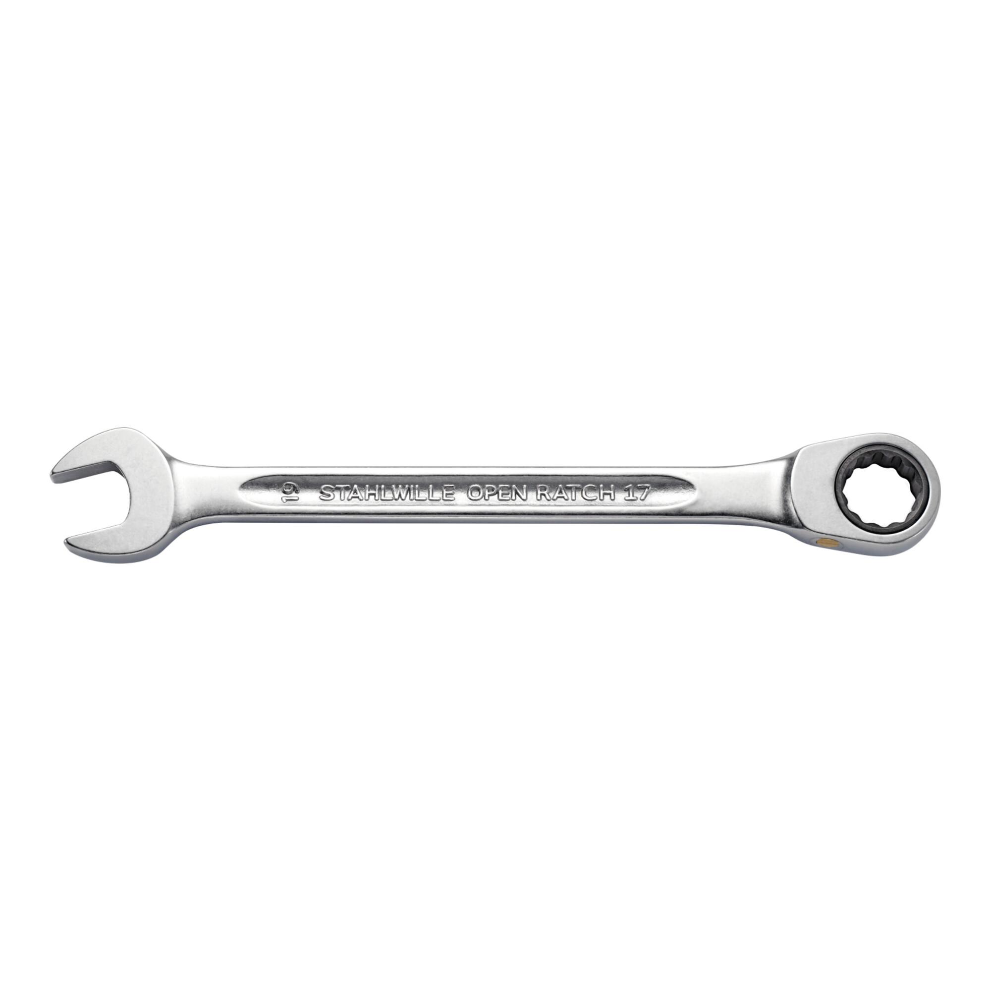Stahlwille Ratschenringmaulschlüssel OPEN RATCH SW 15mm L.200mm (40171515)