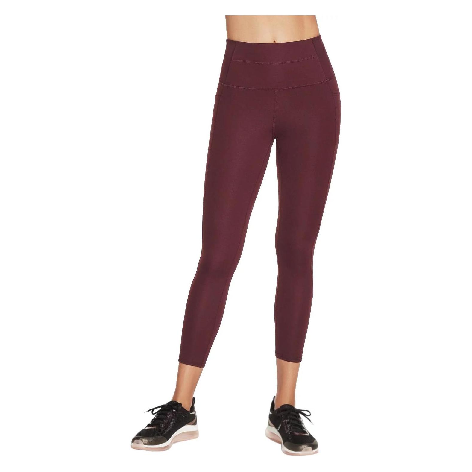 Skechers Go Walk 7/8-Leggings mit hoher Taille für Damen (XS) (W03LG31B-PUR)