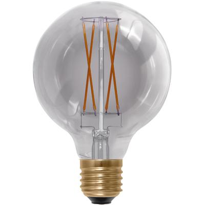 SEGULA LED-Leuchtmittel "LED Globe 95", grau (rauchgrau), L:14cm Ø:9,5cm, Leuchtmittel, LED Globe 95, E27, CRI 90, dimmbar