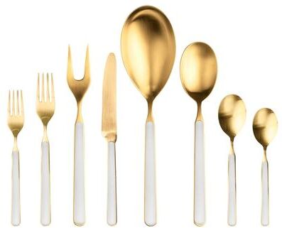 Mepra Fantasia Ice Gold Flatware Set - 43 Pieces