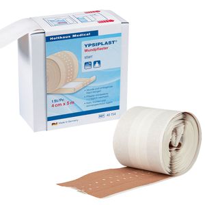 Holthaus Pflaster Ypsiplast Wundpflaster, 1 Rolle, 5m x 4cm