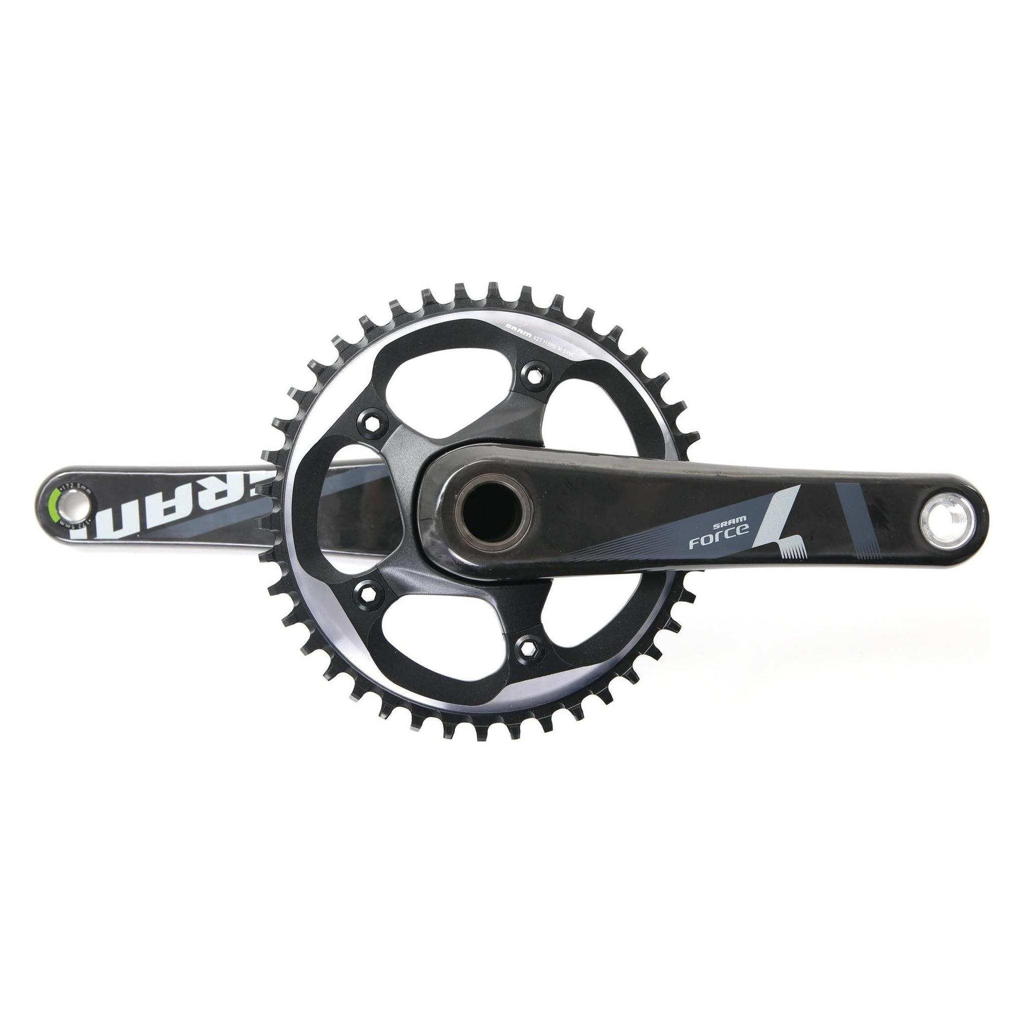 Sram Force1 19 Kurbel 170mm 42 Zähne (170 mm) (00.6118.354.000)