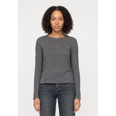 Langarmshirt FRIEDA & FREDDIES "Frieda & Freddies Longsleeve", Damen, Gr. 38, schwarz-weiß (schwarz), 95% Viskose, 5% Elasthan, Shirts Langarmshirt