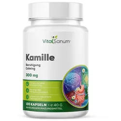 VitaSanum® - Kamille (Matricaria chamomilla) 600 mg pro Tagesportion (2 Kapseln)