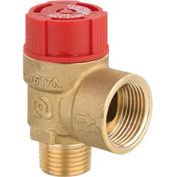 Membran-Sicherheitsventil EVENES für Heizung DN 15 AG (1/2''AG) 3bar