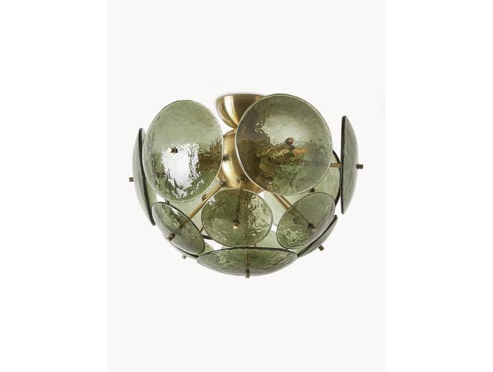 Plafonnier de verre Mireille