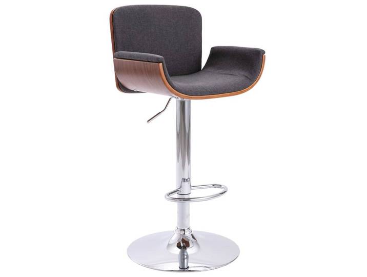 vidaXL Barhocker Barhocker Grau Stoff (1 St)