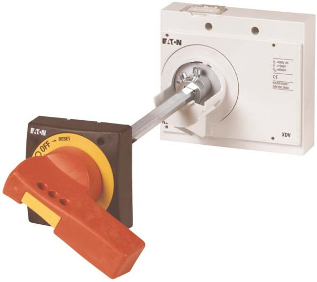 Eaton Poignée tournante d’arrêt d’urgence rouge-jaune NZM4-XTVDVR (266618)