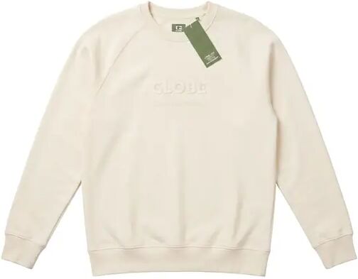 Globe Minibar Crew Sweat (Bleach Free/Dye Free)  - White - Size: Large