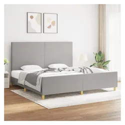 vidaXL, Bett, Caveno (Schlichtes Design) (200 x 200 cm)