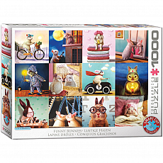 eurographics Puzzle - Lustige Hasen - 1000 Teile 301116