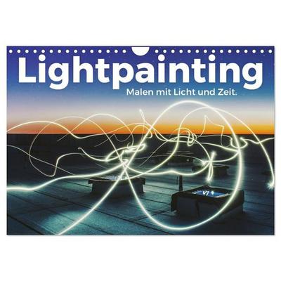 Lightpainting - Malen mit Licht und Zeit (Wandkalender 2027 DIN A4 quer), CALVENDO Monatskalender