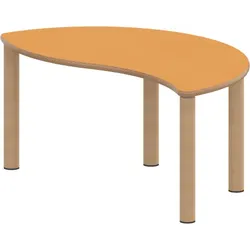 Tisch ZALOTTI mit Linoleum-Belag