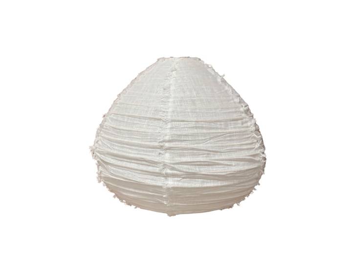 Suspension en lin blanc 50x50cm