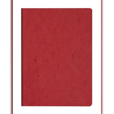 Clairefontaine 5x Notizbuch AgeBag A4 Leinen blanko 96 Blatt - Rot 791402C