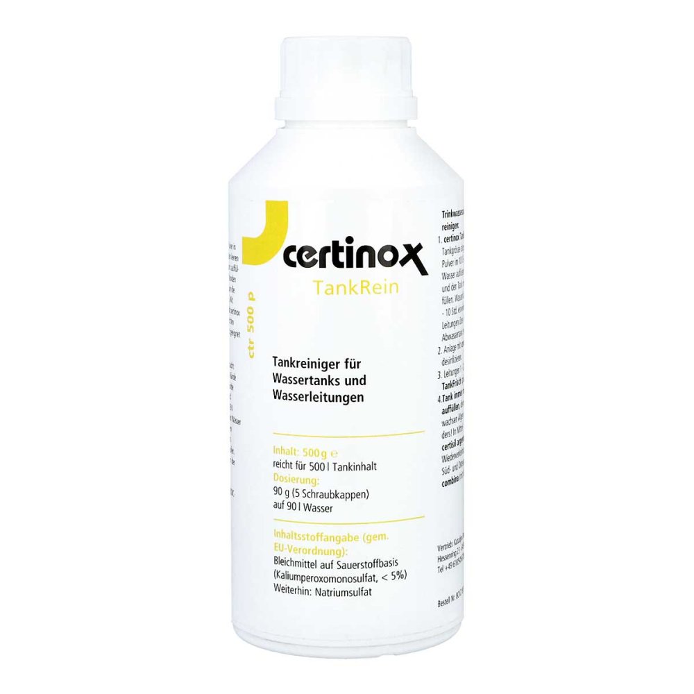 Katadyn Deutschland GmbH Certinox Tankrein Ctr 500p Pulver 01246536