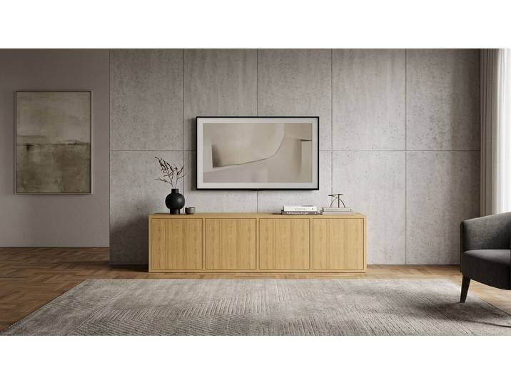 Le meuble idéal pour optimiser le rangement de votre chambre Chêne Naturel huilé