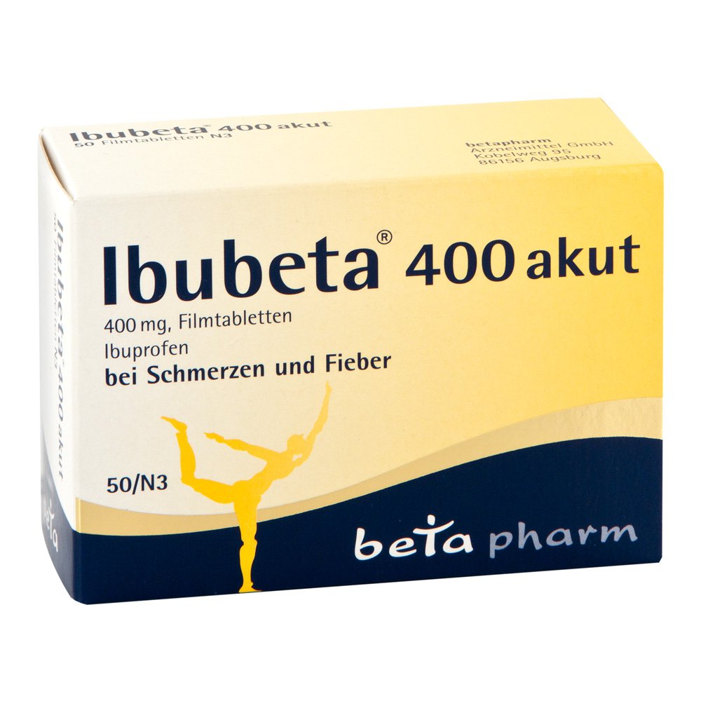 betapharm Arzneimittel GmbH Ibubeta 400 akut 05731464