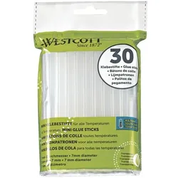 Westcott 30er-Pack Mini-Klebestifte für Heißklebepistolen