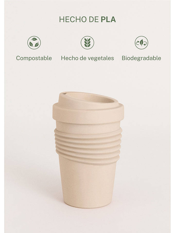CREATE Kaffeebecher in Creme - 475 ml - onesize