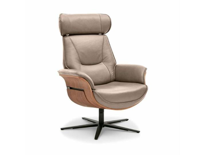 Musterring MR 276 Relaxsessel Leder oder Microfaser mit Relaxfunktionen - Echtleder Torro stone - Nussbaum - ohne Zusatzausstattung Wohnzimmer, Sitzkomfort, gemütlich, Drehfunktion, Memory-Funktion, stufenlos, entspannt zurücklehnen, vollständig bezogen Drehfunktion, manuelle Rückenteilverstellung, Memoryfunktion, manuelle Kopfteilverstellung Modern, Zeitlos