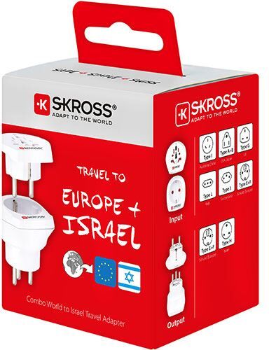 Skross Combo Adaptador de Viagem  World to Israel
