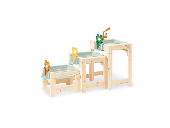 Kinderspieltisch 3er Set natur