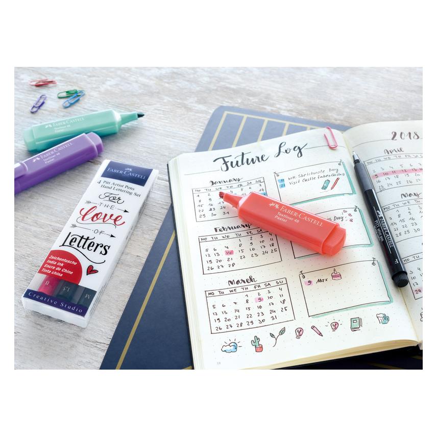 Faber-Castell Pitt Artist Pen Handlettering (4x) (267115)