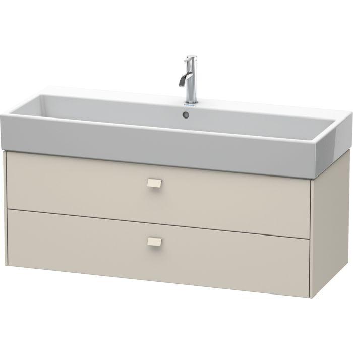 Duravit Brioso Waschtischunterbau BR415709191 1184x459mm, Taupe, 2 Auszüge
