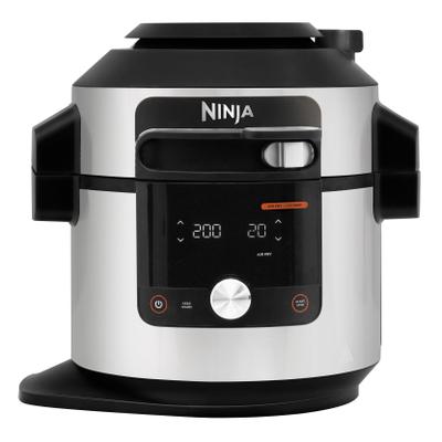NINJA Multikocher "Foodi MAX 14-in-1 SmartLid Multikocher OL750EU", grau, B:25cm H:36cm T:26cm, Küchenmaschinen