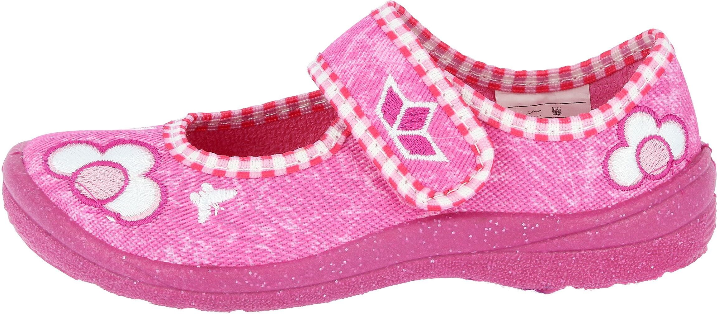 Hausschuh LICO "Hausschuh Sweet Girl", Mädchen, Gr. 30, Textil, rosa, Synthetik, Schuhe Hausschuh rosa 30, Textil