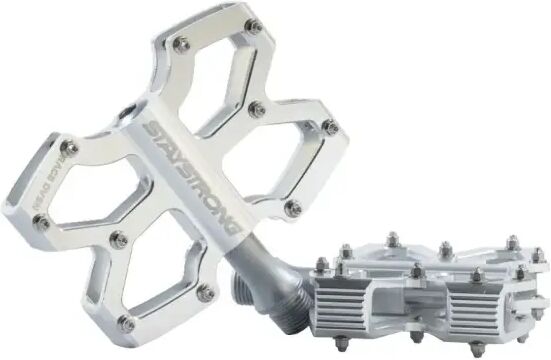 BMX Pedale Stay Strong Axis Mini Pedale Schwarz (Polished)