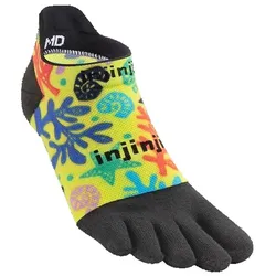 Injinji Unisex Run Lightweight No-Show Spectrum bunt