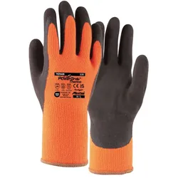 TOWA Winter-Arbeitshandschuhe mit Latex PowerGrab Thermo 335 Orange 10