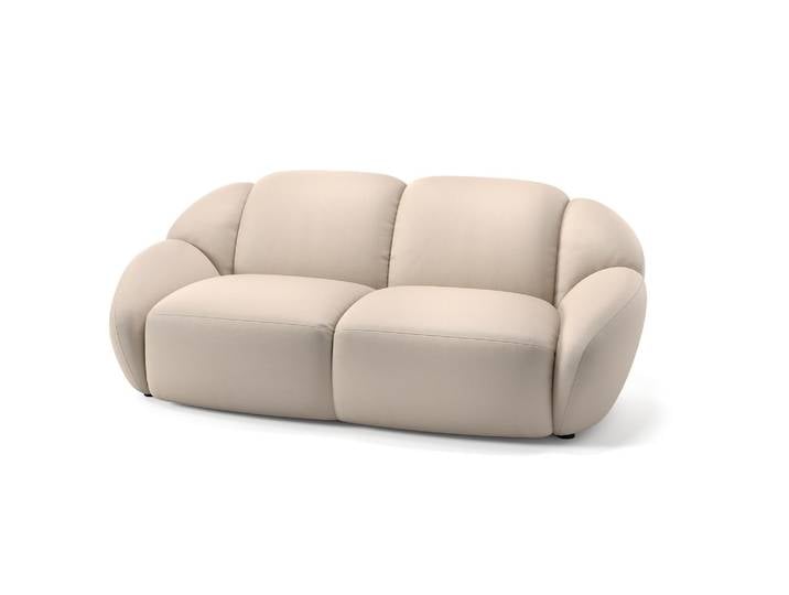 Leder Designsofa CAPRI 2-Sitzer Couchgarnitur Designersofa