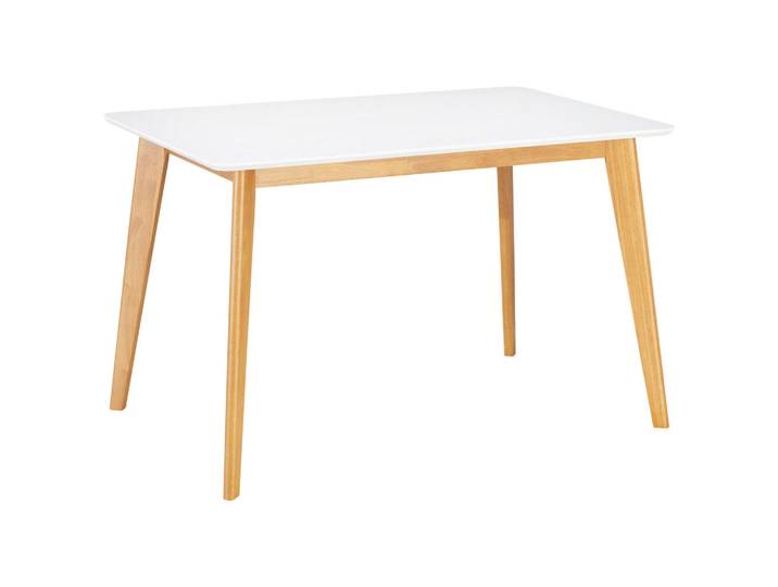Livetastic Esstisch, Weiss, Holz, Kautschukholz, massiv, rechteckig, 80x76x120 cm, Esszimmer, Esstische, Holztisch, Massivholztische