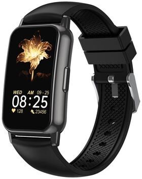 CaseAndConnect CY22 Smart Watch With Heart Rate Monitor IP67 Waterproof Fitness Tracker For Android And IPhone black