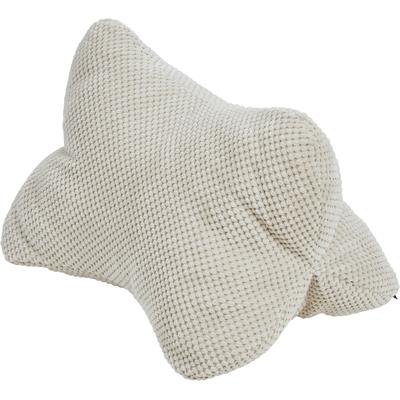 Dekokissen DONE. "EIRA", beige, B:27cm H:27cm L:43cm, Polyester, Dekokissen_Sitzkissen_Kissenhüllen, Weicher Webstoff