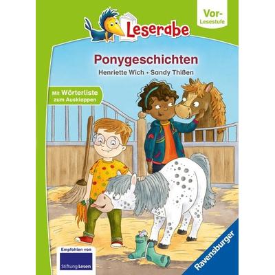 Leserabe Vor-Lesestufe - Ponygeschichten, Gebundene Ausgabe von Henriette Wich, Ravensburger Verlag GmbH, 978-3-473-46286-5