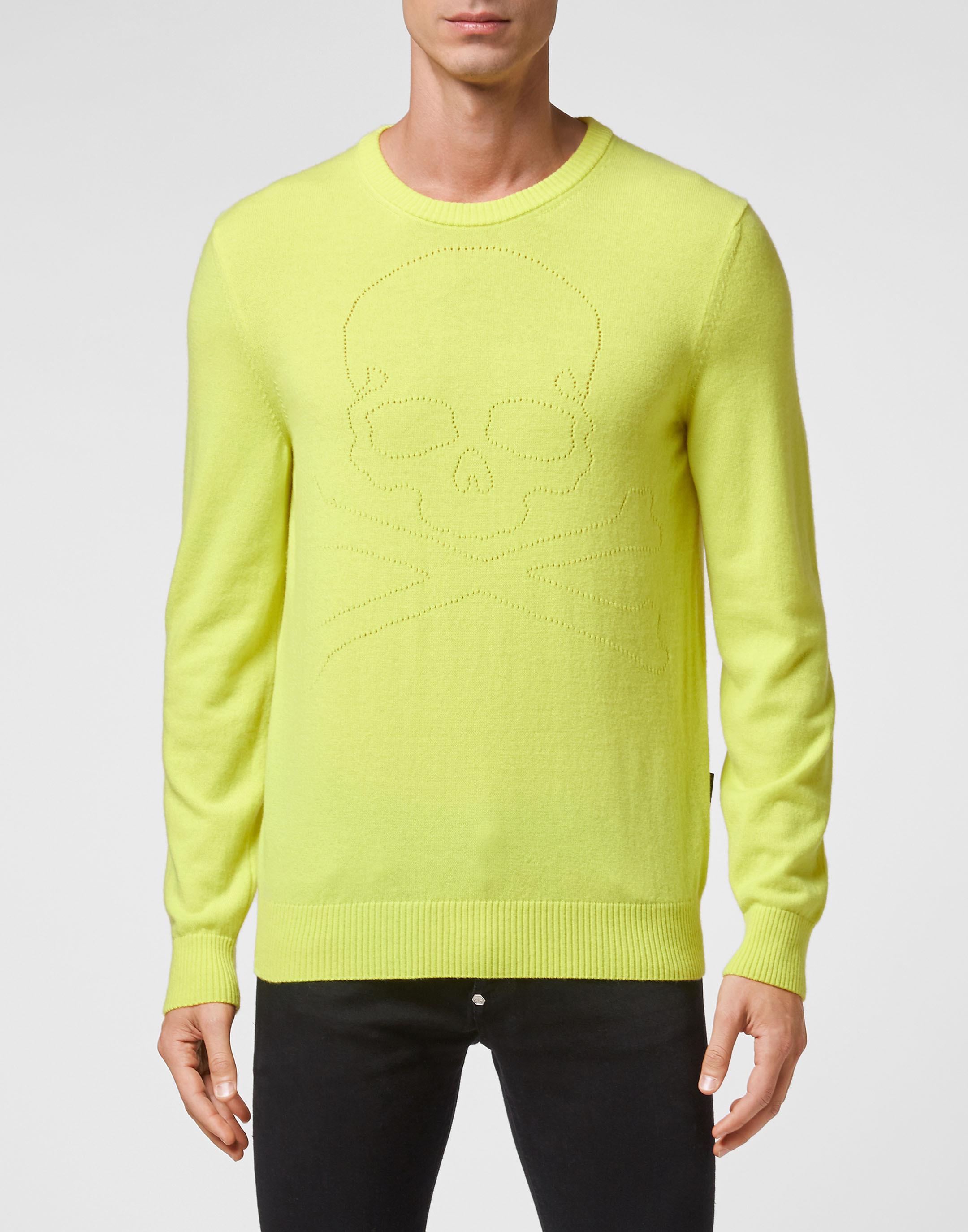 Rundhalspullover Skull And Plein