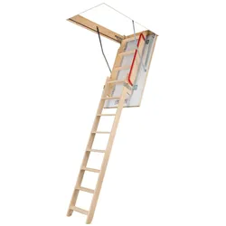 FAKRO Bodentreppe LDK 60x120/280 Holz, Raumhöhe bis 280cm, 2-teilig