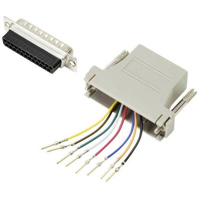 TRU COMPONENTS D-SUB Adapter D-SUB-Stecker 25pol. - RJ45-Buchse 1St.