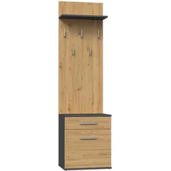 ibonto Schuhschrank Stilvoller Garderobenfunktion - Praktische Aufbewahrung