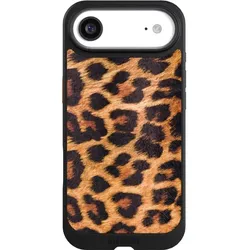 Nivocase Hülle für Apple iPhone Air Handyhülle NIVOcore Case Schwarz Animalprint Fell Leopard (Apple iPhone Air), Smartphone Hülle, Schwarz