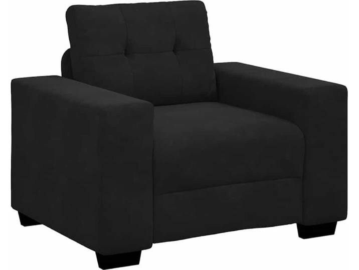 vidaXL Fauteuil noir 100x78x80 cm Velours