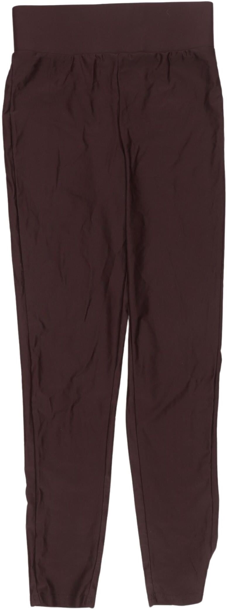 asos Damen Stoffhose, Bordeaux, Gr. EU 34, Synthetik / Elasthan - Second Hand