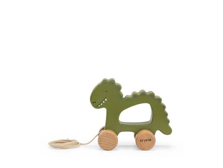 Trixie trekspeeltje Mr. Dino - groen