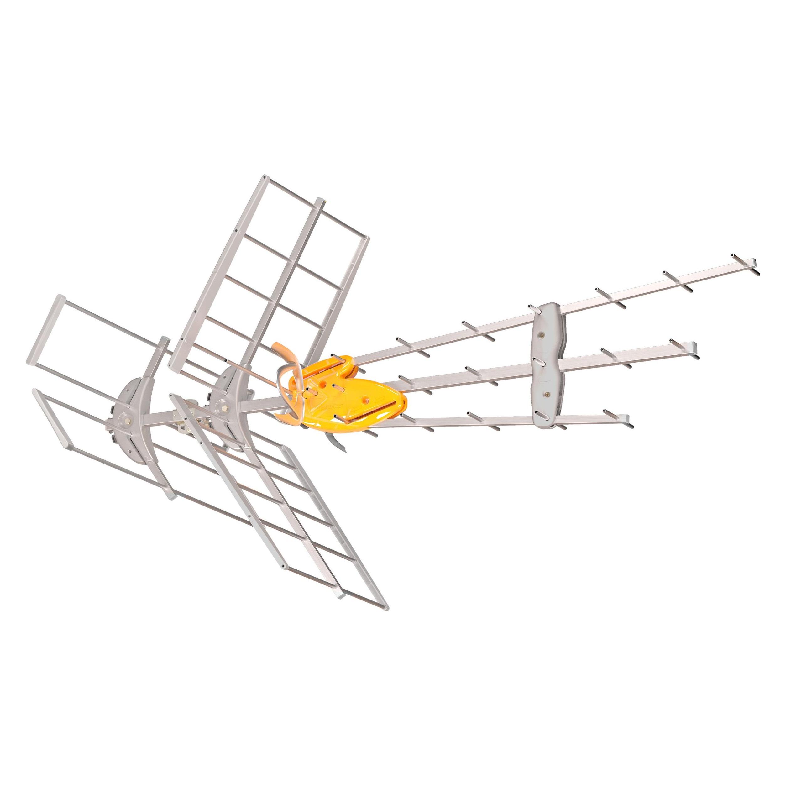 Televes DATVUTFORCE2 VHF/UHF-Antenne 700MHz passiv/aktiv (36.50 dB, DVB-T / -T2) (DATVUTFORCE2)